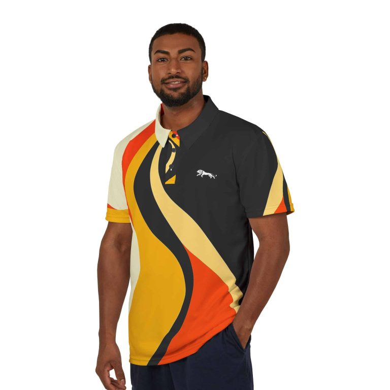 Fire Lion | Unisex Polo Shirt - Image 2