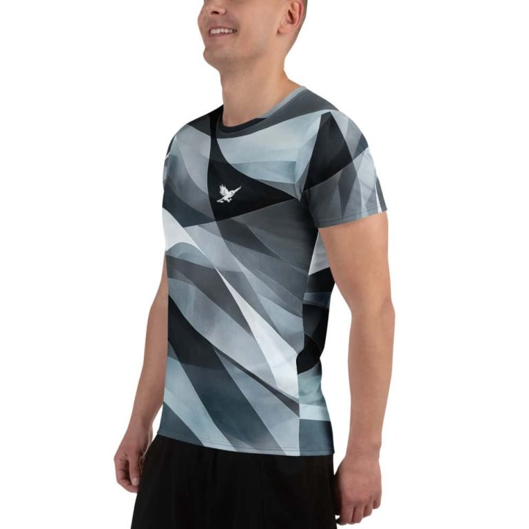 Wind Owl | Athletic Men's T-Shirt - Image 3