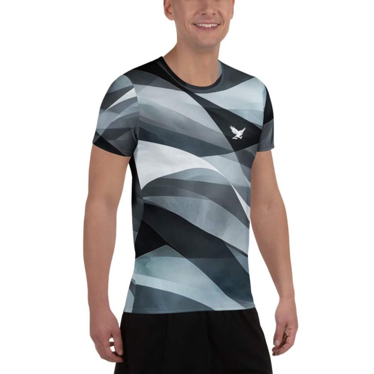 Wind Owl | Athletic Men's T-Shirt - Image 4