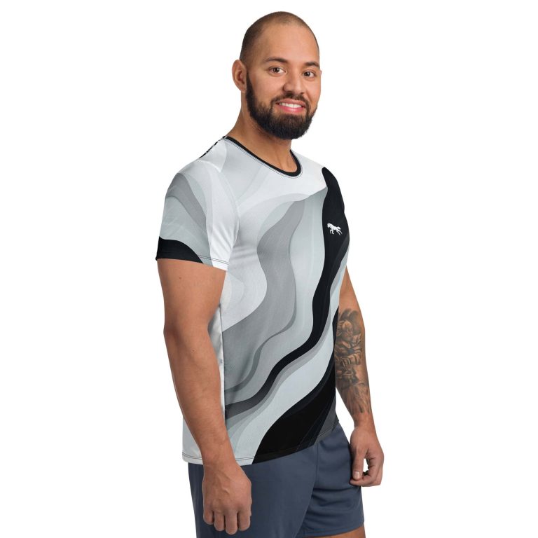 Tiaga Wolf | Men's Athletic T-Shirt - Image 4