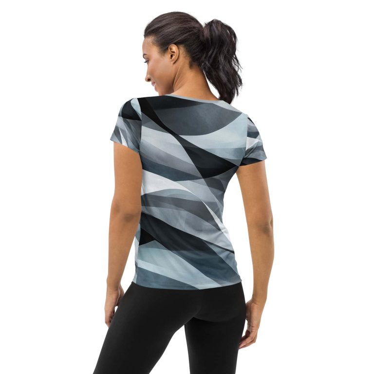 Wind Owl | Women's Athletic T-Shirt - Image 2