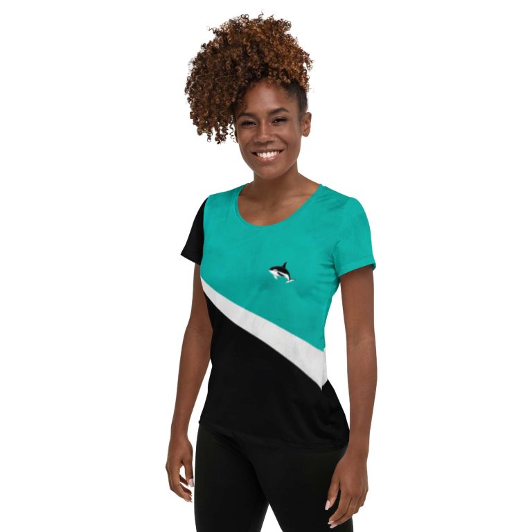 Orca Whale | Women's Athletic T-Shirt - Image 3