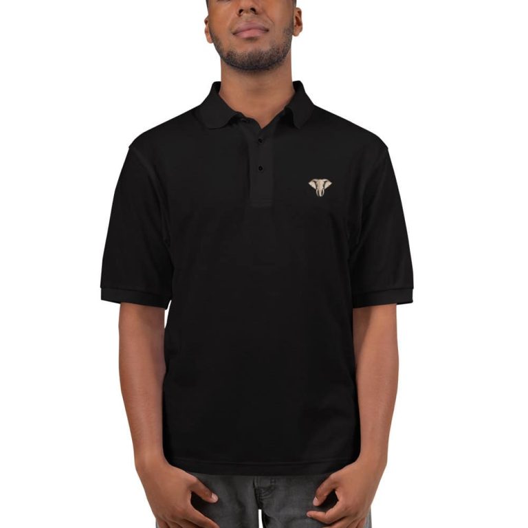 Classic Elephant Men's Polo - Image 2
