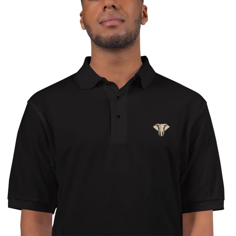 Classic Elephant Men's Polo - Image 3