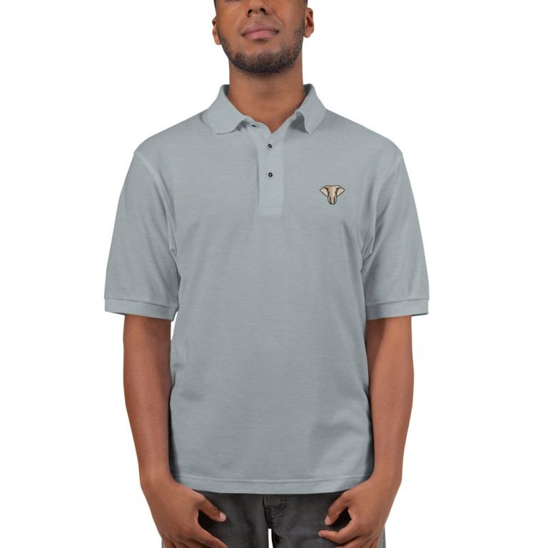 Classic Elephant Men's Polo - Image 8