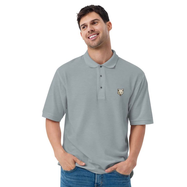 Classic Wolf Men's Polo - Image 8