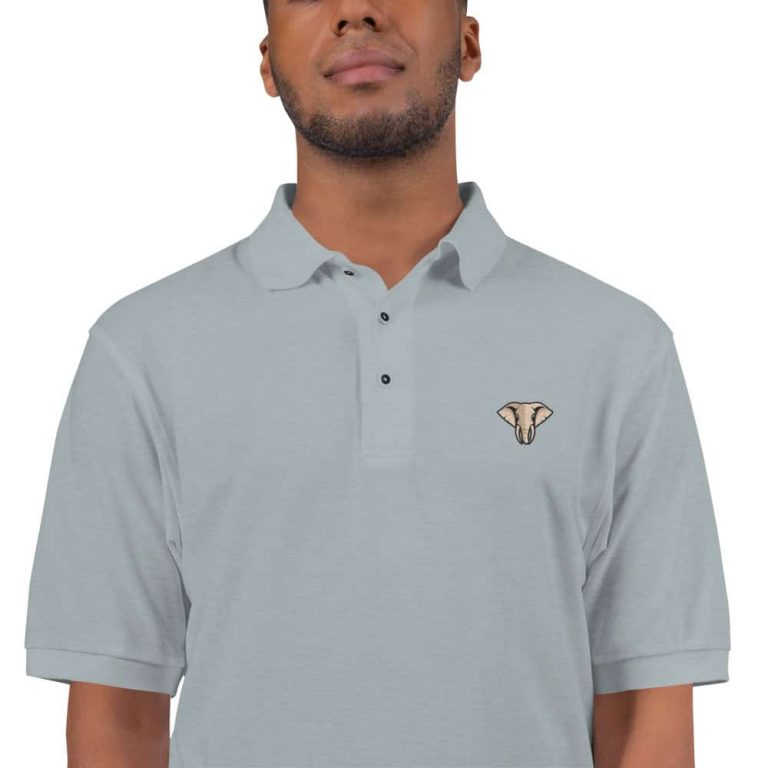 Classic Elephant Men's Polo - Image 9
