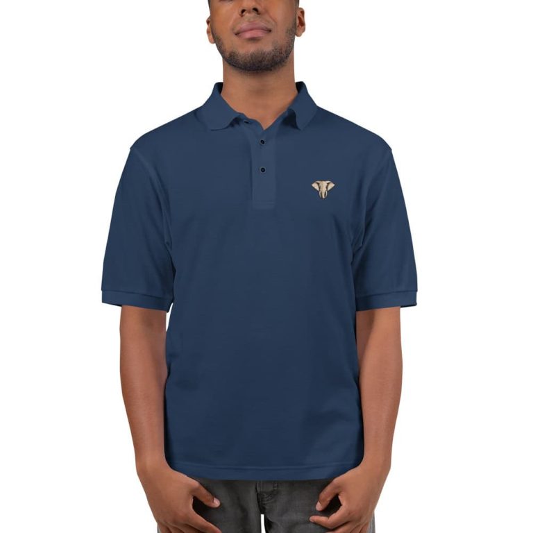 Classic Elephant Men's Polo - Image 4