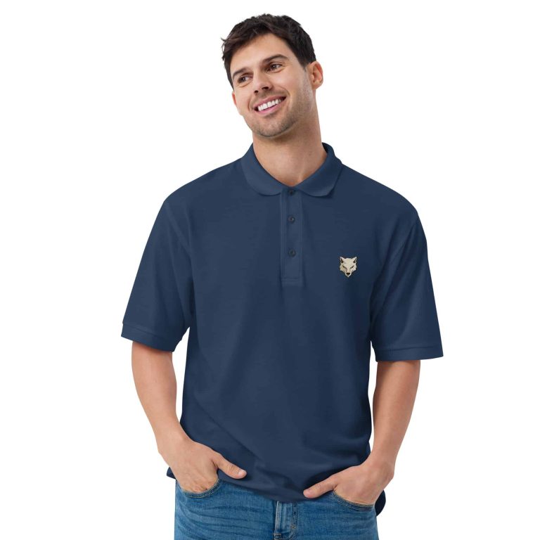 Classic Wolf Men's Polo - Image 4