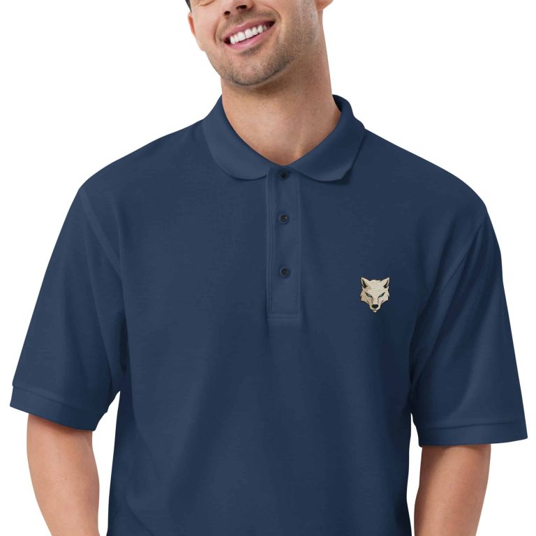 Classic Wolf Men's Polo - Image 5