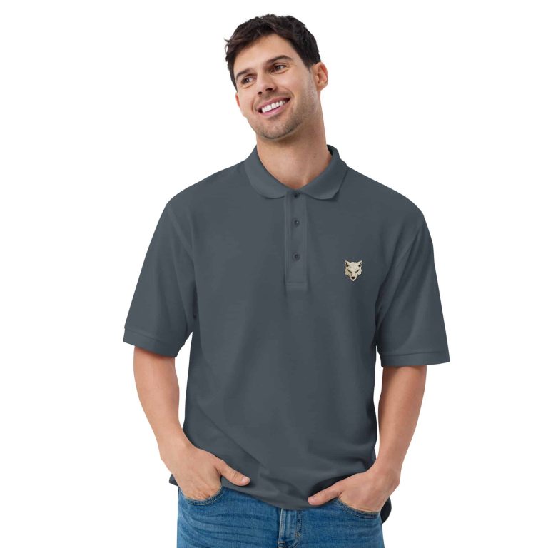 Classic Wolf Men's Polo - Image 6