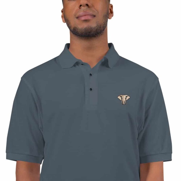Classic Elephant Men's Polo - Image 7