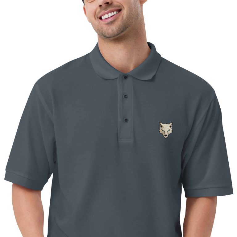 Classic Wolf Men's Polo - Image 7