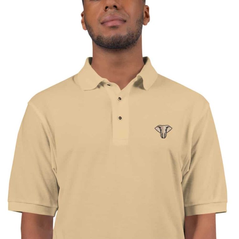Classic Elephant Men's Polo - Image 11
