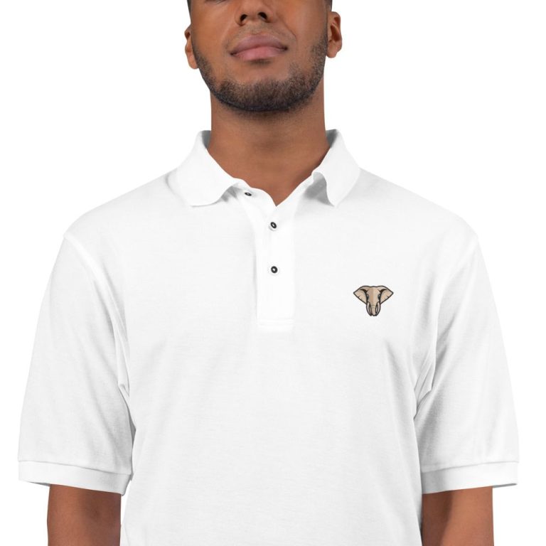 Classic Elephant Men's Polo - Image 13