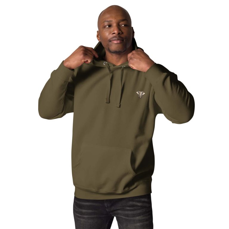 Classic Elephant Unisex Hoodie - Image 8