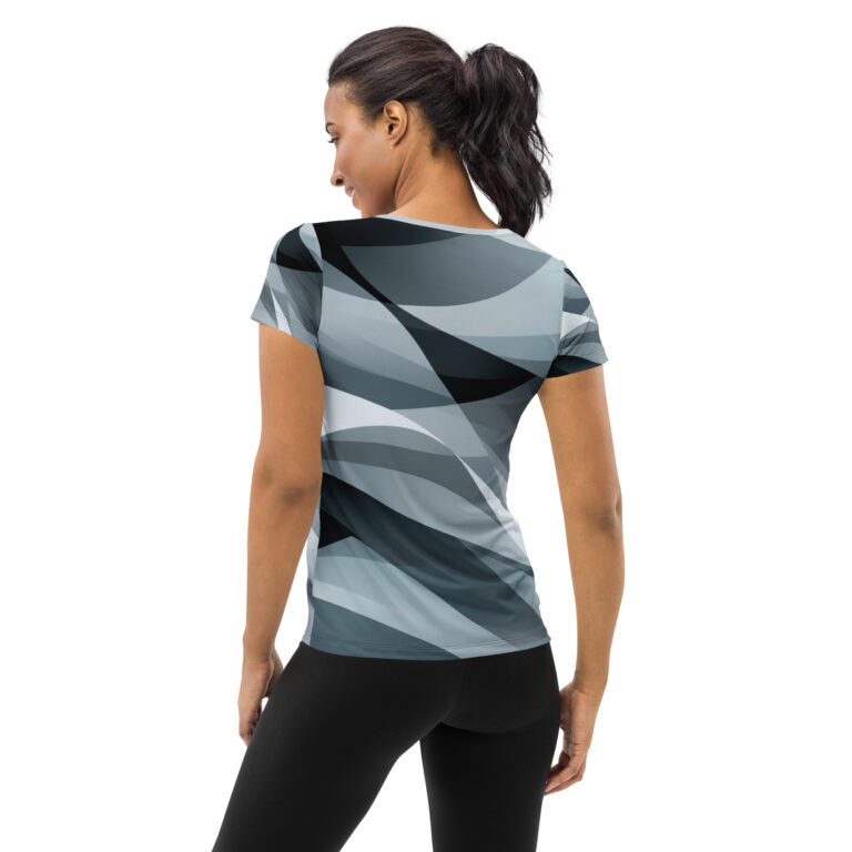 Wind Owl | Women's Athletic T-Shirt - Image 2