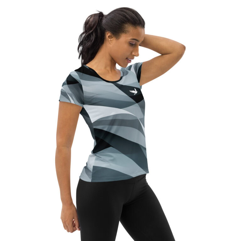 Wind Owl | Women's Athletic T-Shirt - Image 4
