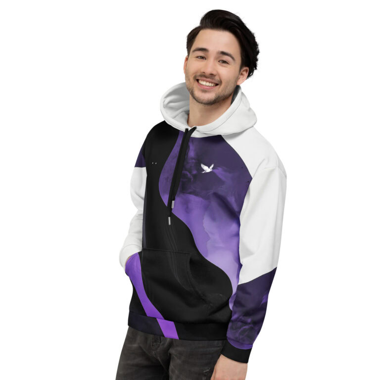 Galaxy Owl | Unisex Hoodie - Image 5