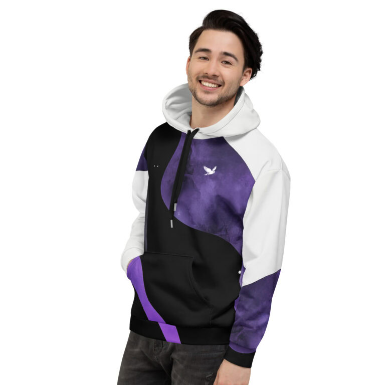 Galaxy Owl | Unisex Hoodie - Image 5